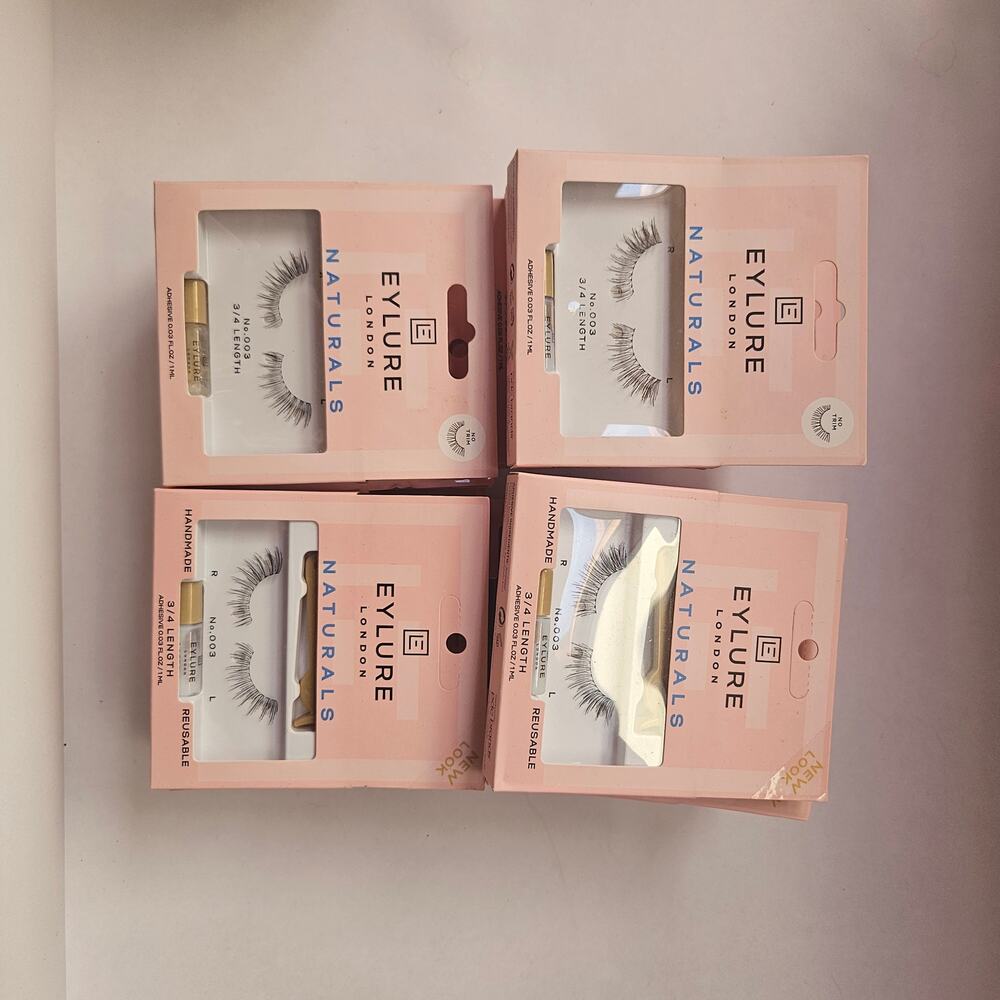 Eylure London Naturals False Lashes Style No. 003 3/4 Length Lot of 18 - Picture 3 of 3